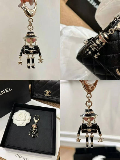Chanel 26B Robot Gabrielle Doll Bag Charm