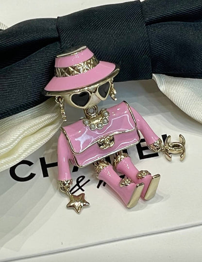 Chanel 26B Robot Gabrielle Doll Bag Charm