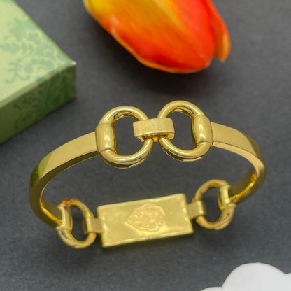 Quiet Luxury Vintage Gold Curb Chain Bracelet