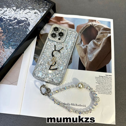Luxusní Glitter Holographic Y - S - pouzdro na iPhone inspirované L – Diamond Shine Edition