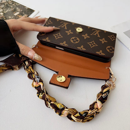 Luxury Monogram Phone Wallet Crossbody Purse – 3-in-1 Phone Bag