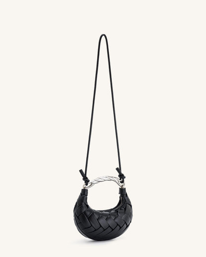 Orla Weave Handtas - Zwart