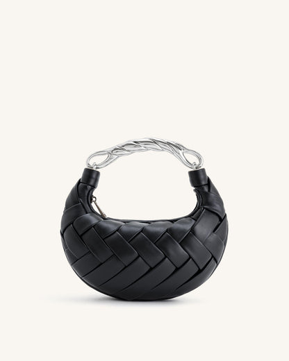 Orla Weave Handtas - Zwart
