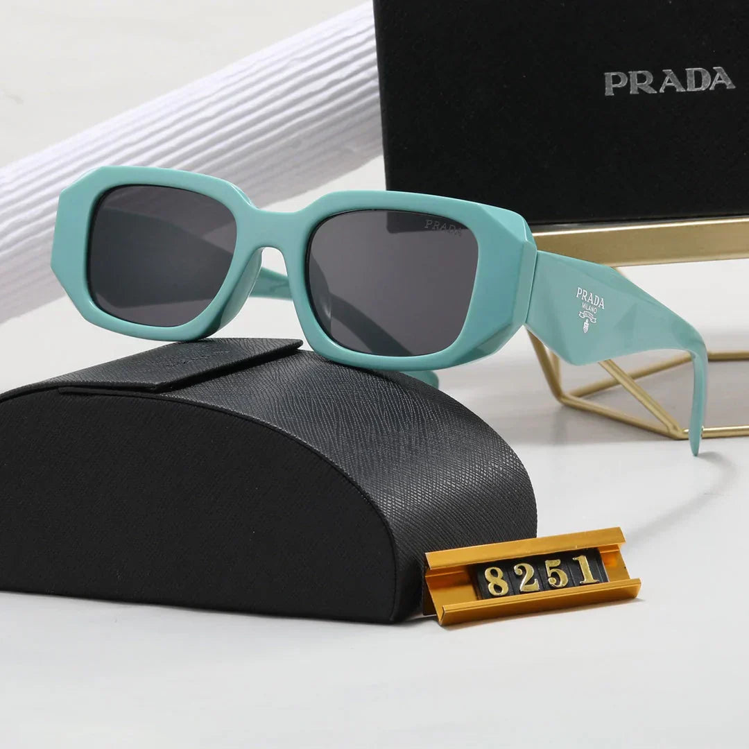 Polygonální Retro Unisex sluneční brýle 8251