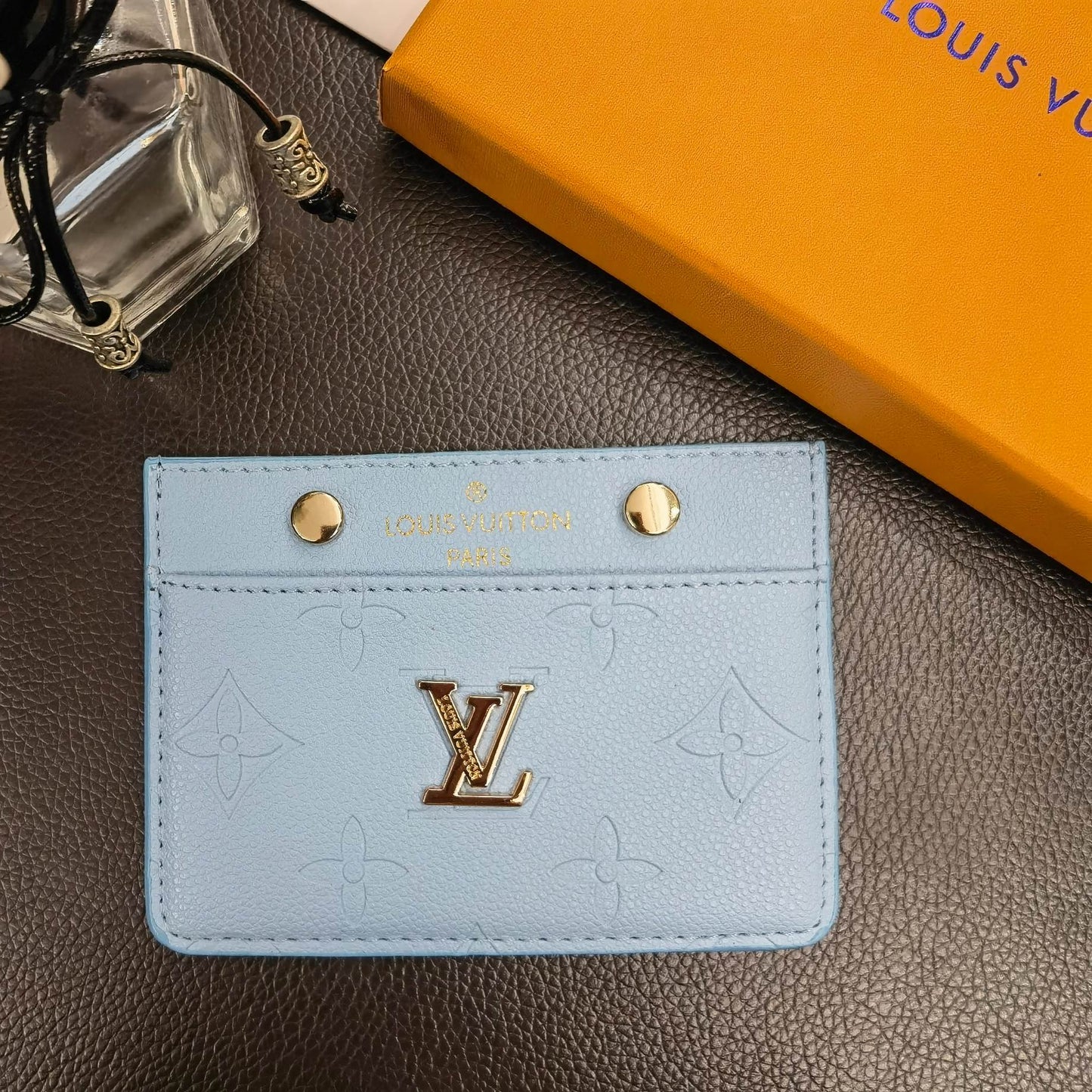 محفظة حامل بطاقات رفيعة من Lou Signature