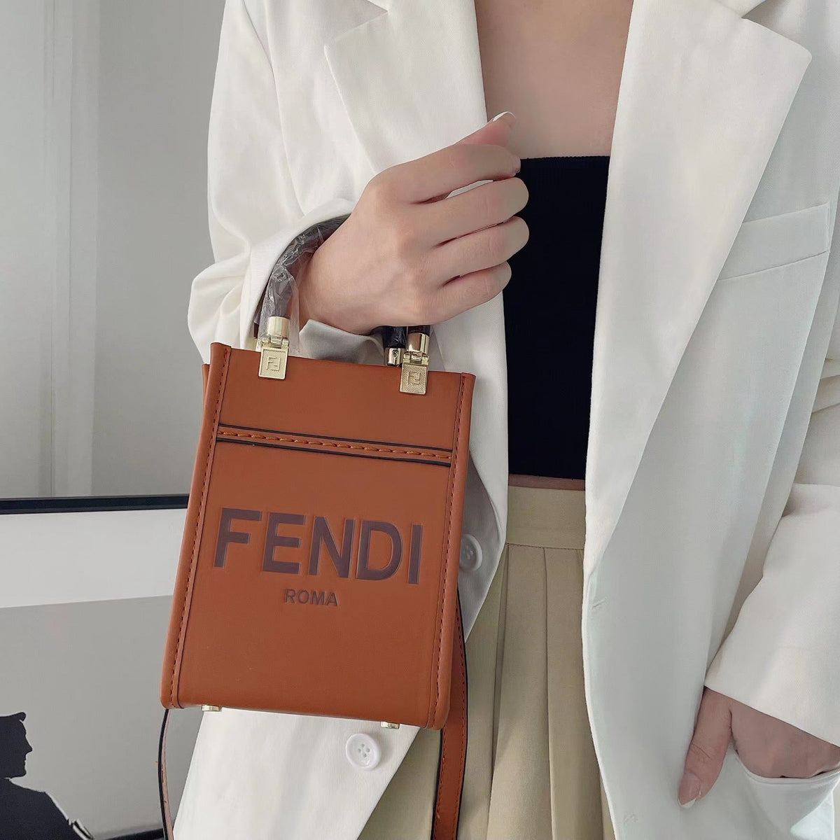 Sac fourre-tout classique avec bandoulière