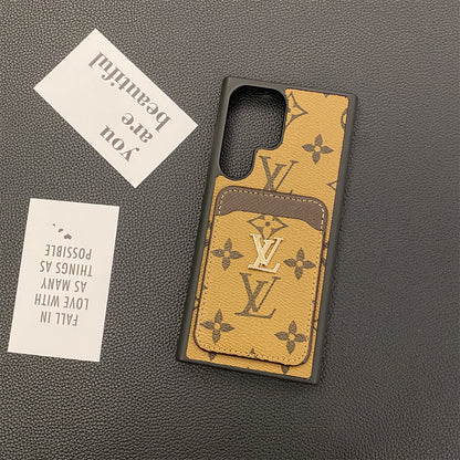 SAMSUNG GALAXY PETITE MALLE POUZDRA NA TELEFON DRŽÁK KARTY MONOGRAM PLÁTNO