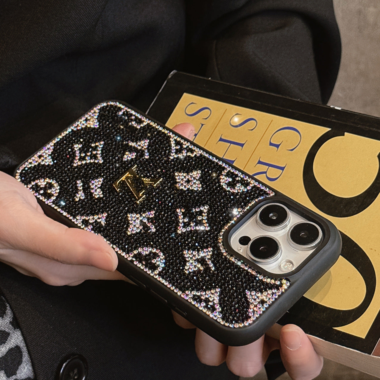 Luxusní Glitter Holographic Y - S - pouzdro na iPhone inspirované L – Diamond Shine Edition