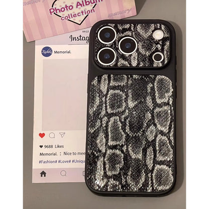 Luksus Snake Skin Texture iPhone etui