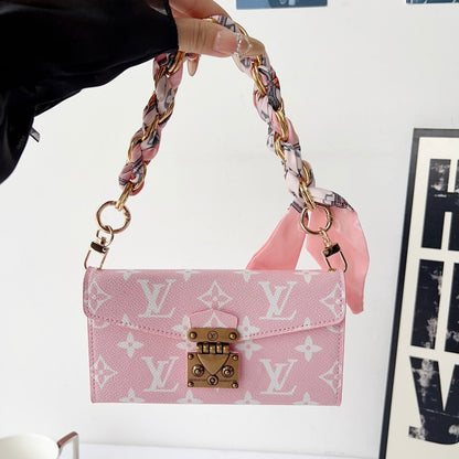 Luxury Monogram Phone Wallet Crossbody Purse – 3-in-1 Phone Bag