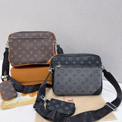Classic Monogram Trio Messenger Bag - A Fashion Must-Have 011
