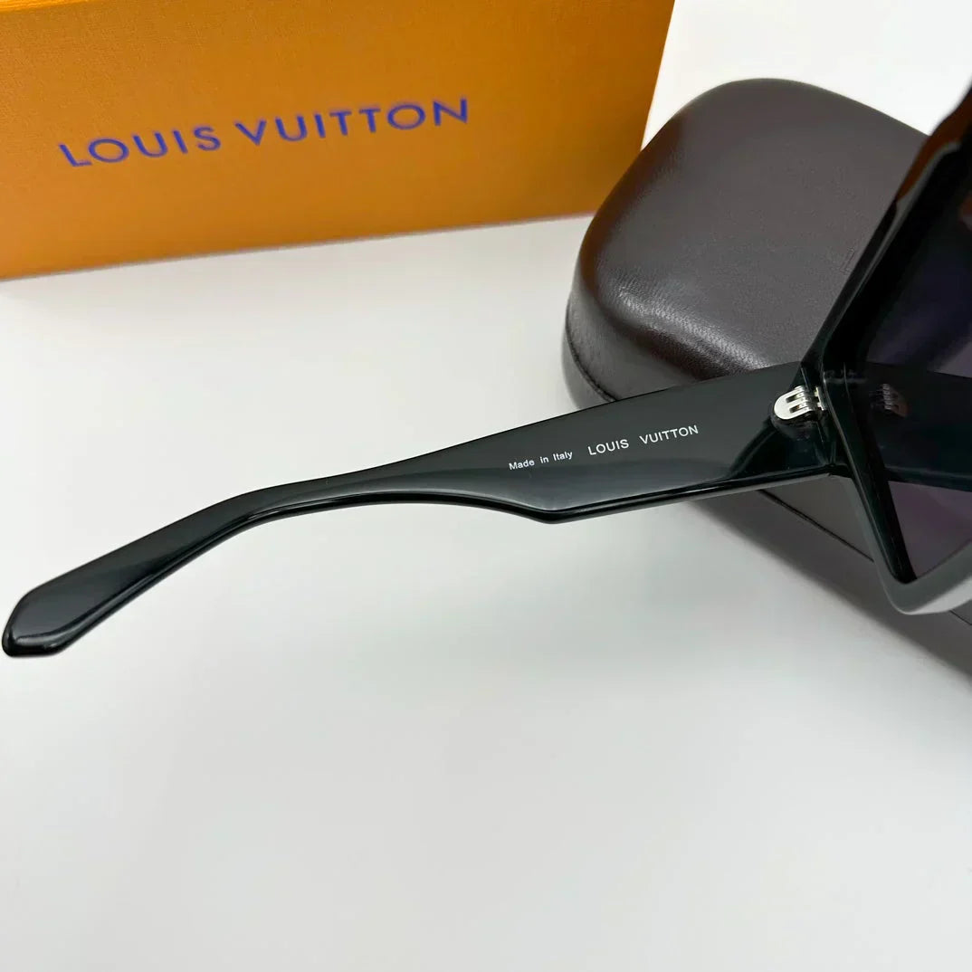 Luxuriöse Sonnenbrille mit großem Rahmen L-009
