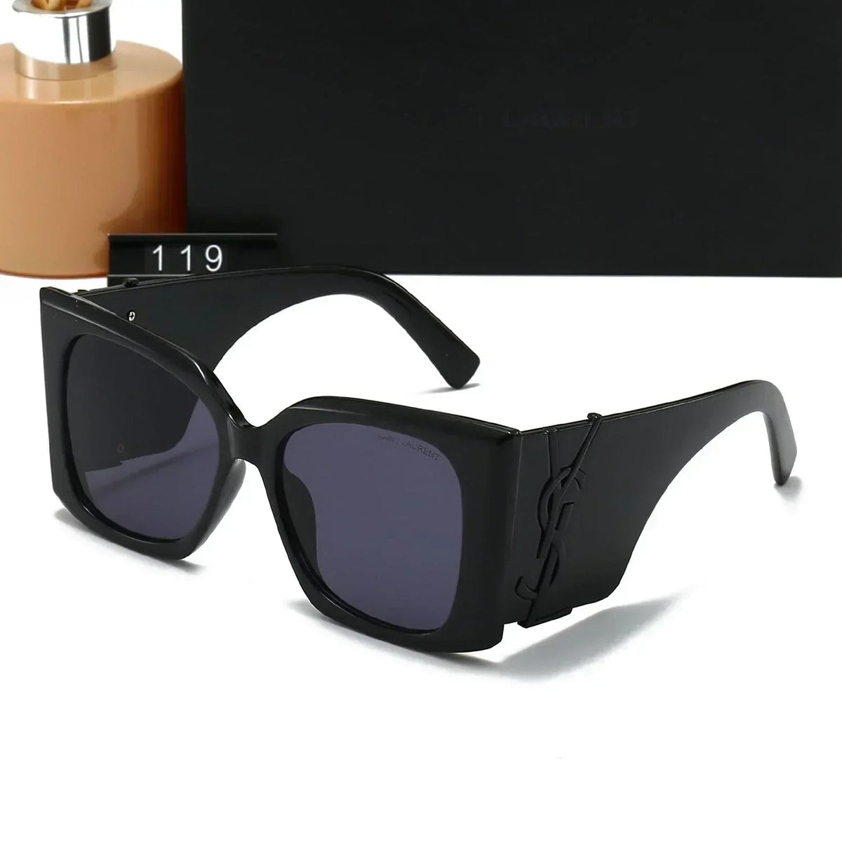 Óculos de sol luxuosos com armação grande Y-01