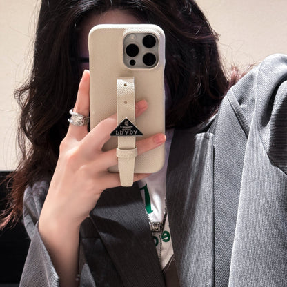 Luksus læderhåndtag til iPhone etui