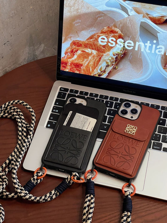Usnjena torbica za iPhone Loe Card Holder