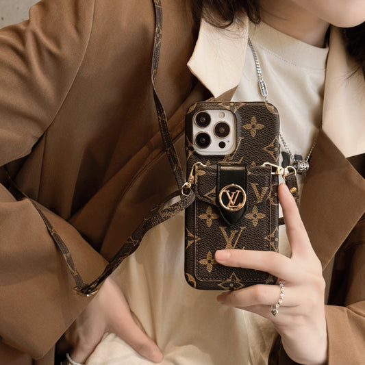 Lyxig korthållare för iPhone-fodral