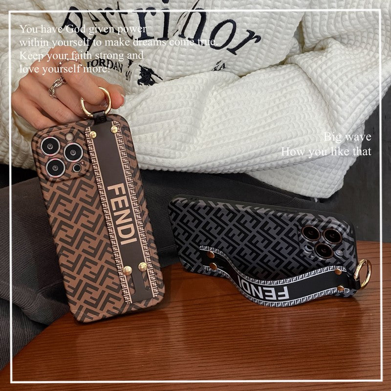 Elegant iPhone-deksel med armbånd
