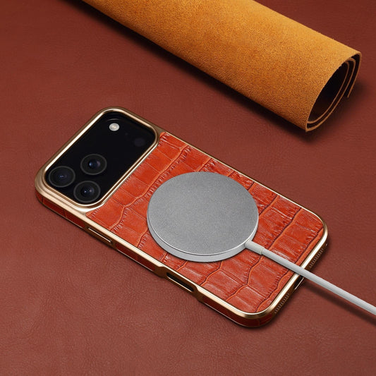Usnjena torbica s krokodilom za iPhone