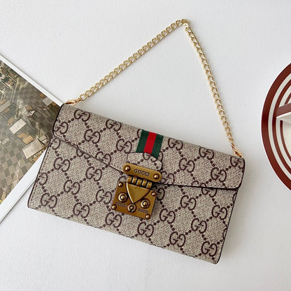 Luxury Monogram Phone Wallet Crossbody Purse – 3-in-1 Phone Bag