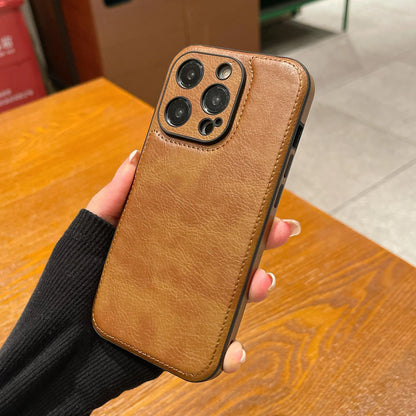 Prémiový Vintage kožený obal na iPhone – Soft Touch nárazuvzdorný ochranný kryt