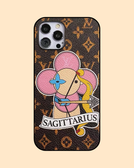 Capa para iPhone pintada com amor de Sagitário feita sob medida