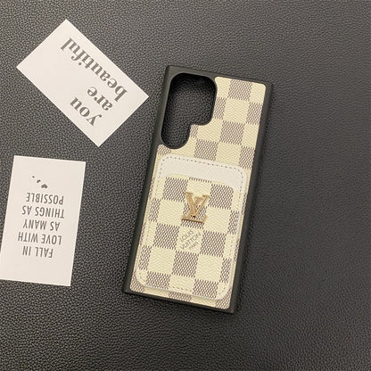 SAMSUNG GALAXY PETITE MALLE POUZDRA NA TELEFON DRŽÁK KARTY MONOGRAM PLÁTNO