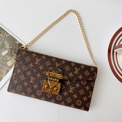 Luxury Monogram Phone Wallet Crossbody Purse – 3-in-1 Phone Bag