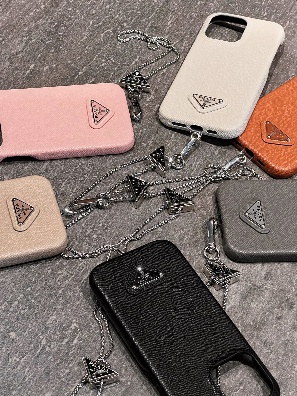 Cás iPhone Crossbody Leathar só