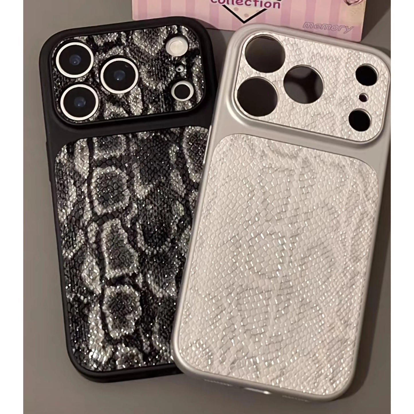 Luksus Snake Skin Texture iPhone etui