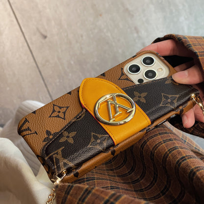 Cás iPhone Sealbhóir Cárta Traschomhlachta só