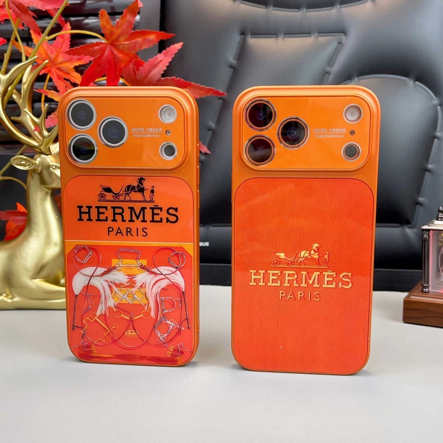 Pouzdro na iPhone řady H Luxury Orange Series