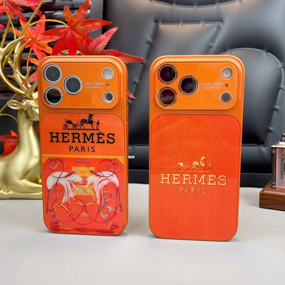 Pouzdro na iPhone řady H Luxury Orange Series