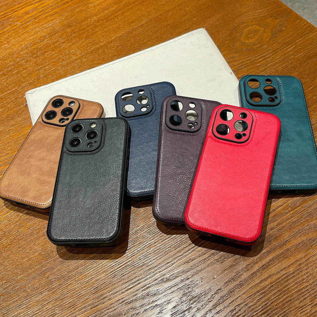 Prémiový Vintage kožený obal na iPhone – Soft Touch nárazuvzdorný ochranný kryt