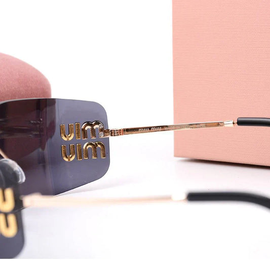 Modische rahmenlose Sonnenbrille
