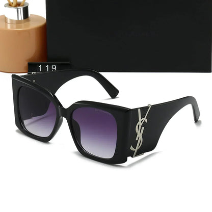 Óculos de sol luxuosos com armação grande Y-01