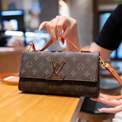 Skórzana torebka Luxe o fakturze