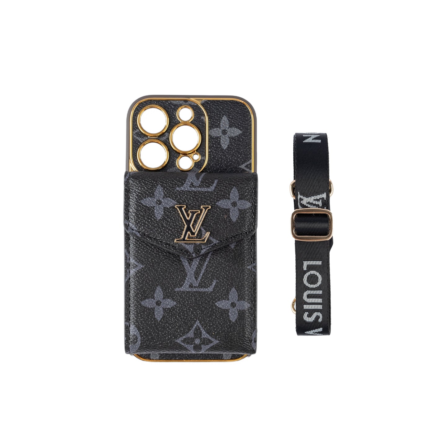 Étui pour iPhone avec porte-cartes de luxe classique