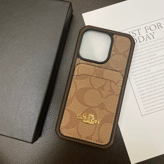 Klasičen ovitek za iPhone z držalom za kartico Coffee -KB241416