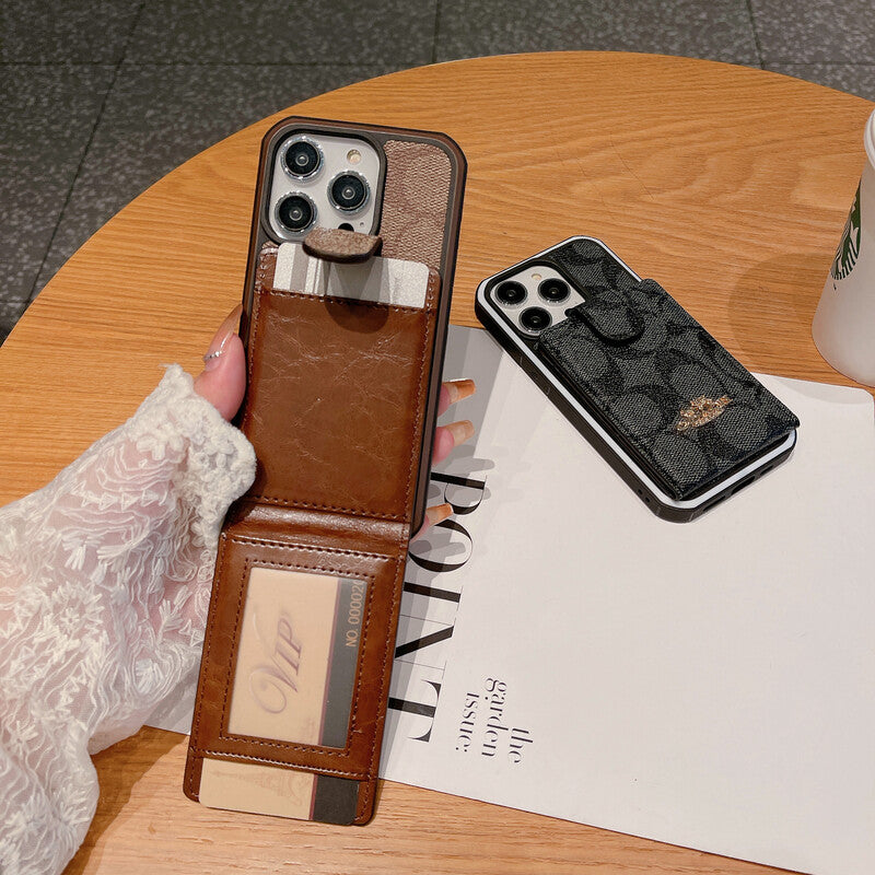 Klasické pouzdro na iPhone s peněženkou -LBK241416