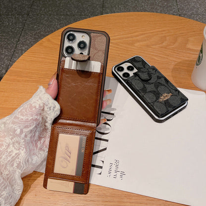 Klasické pouzdro na iPhone s peněženkou -LBK241416