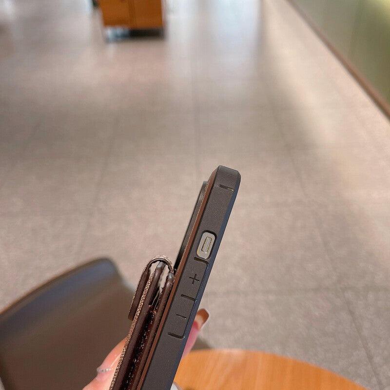 Klasické pouzdro na iPhone s peněženkou -LBK241416
