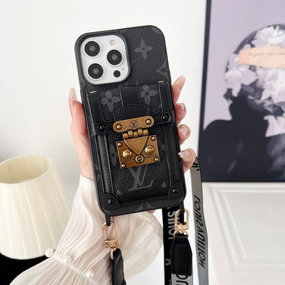 حافظة iPhone فاخرة باللون الأسود  &  باللون الأبيض