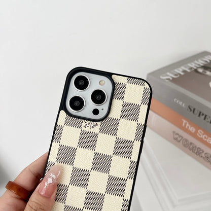Luxusní Black & Bílé Crossbody pouzdro na iPhone