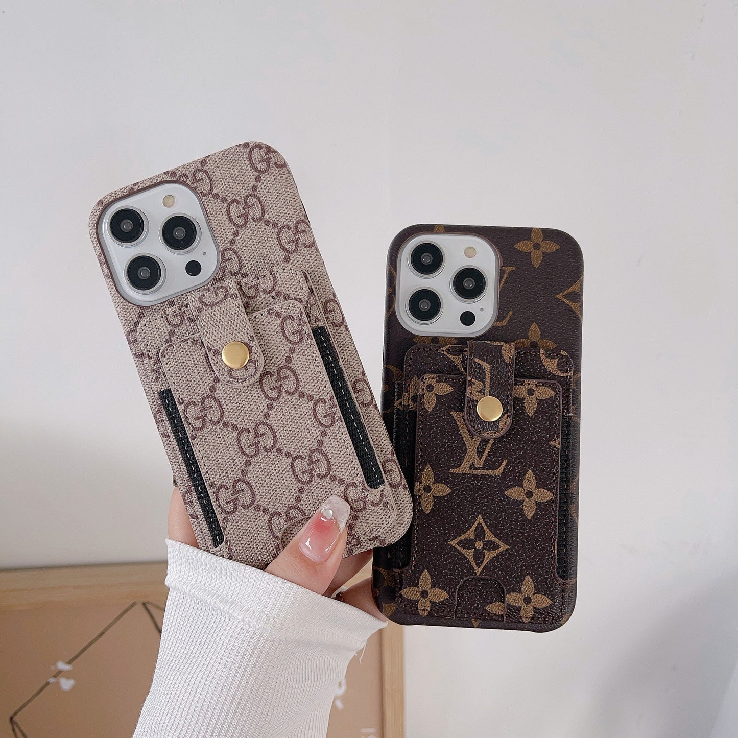 Custodia per iPhone porta carte Premium