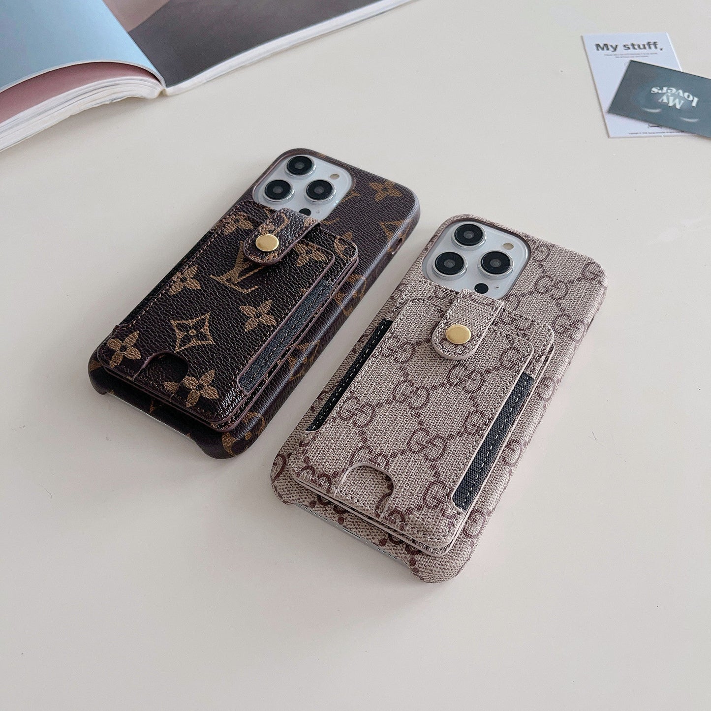 Custodia per iPhone porta carte Premium