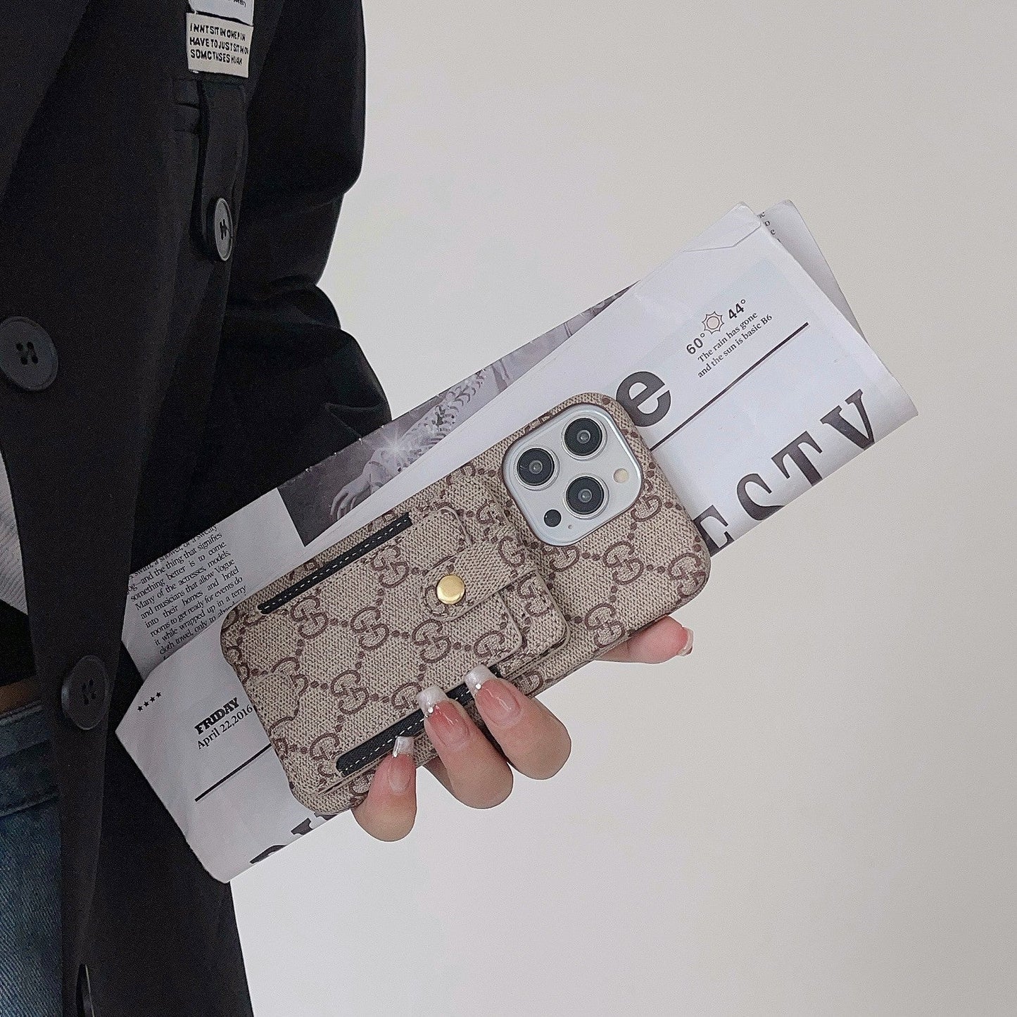 Custodia per iPhone porta carte Premium