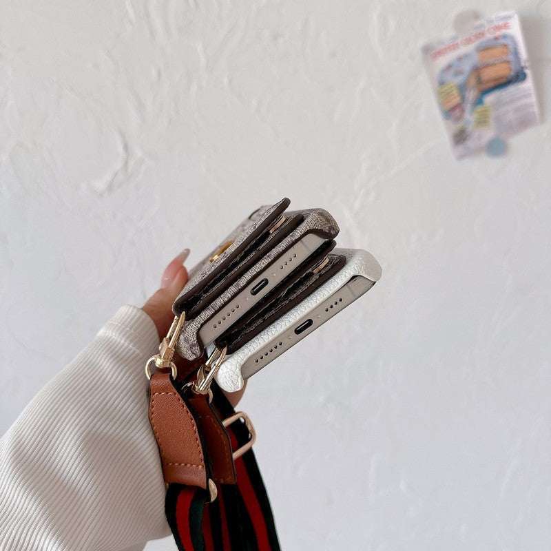 Premium Card Bag Crossbody Classic iPhone-deksel