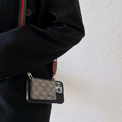 Premium Card Bag Crossbody Classic iPhone-deksel