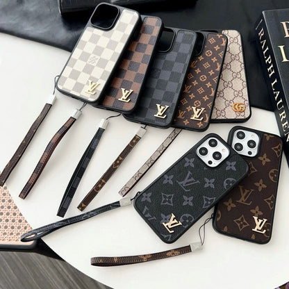 奢華經典棕色手鍊 iPhone 手機殼