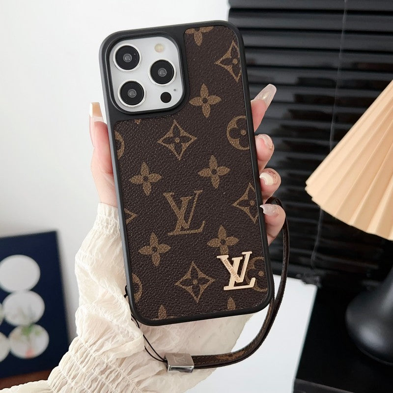 奢華經典棕色手鍊 iPhone 手機殼